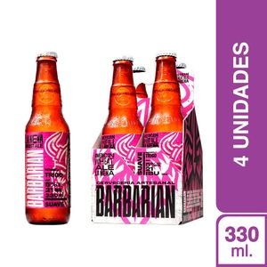 Barbarian La Nena Hoppy Wheat Botella (330ml) Pack x 4