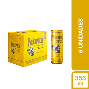 Pacifico Lata (355ml) Pack x 6