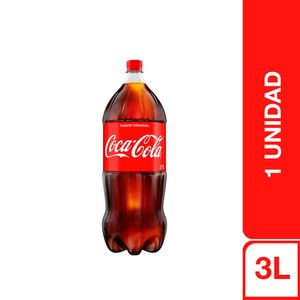 Gaseosa Coca Cola Regular 3LT 1x1