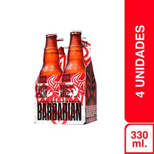 Barbarian Red Ale Botella (330ml) Pack x 4