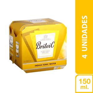 Agua Tónica Britvic 150ml x 4