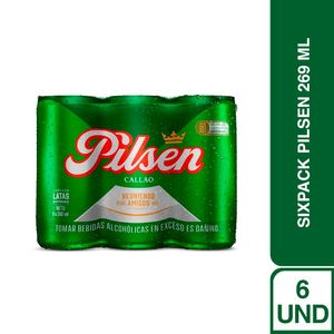Pilsen Callao Lata 269ml Pack x 6