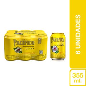 Pacifico Lata (355ml) Pack x 6*