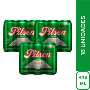 3x Pilsen Callao Lata (473ml) Pack x 6