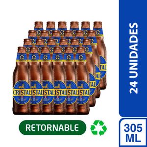 Cristal Botella 305ml Retornable x 24 botellas