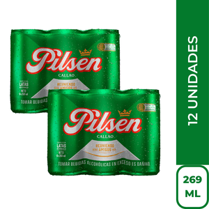 (2) Pilsen Callao Lata 269ml Pack x 6