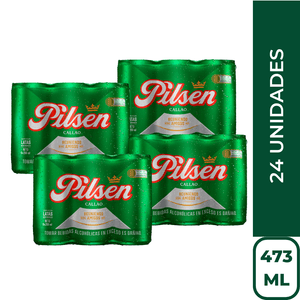 (4) Pilsen Callao Lata (473ml) Pack x 6