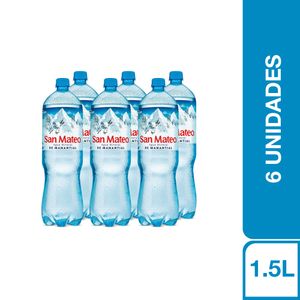 Agua Mineral San Mateo Sin Gas (1500ml) Pack x 6